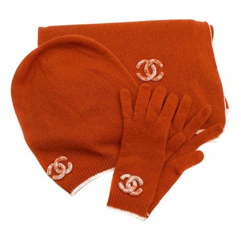 chanel beanie mens|chanel hat and scarf set.